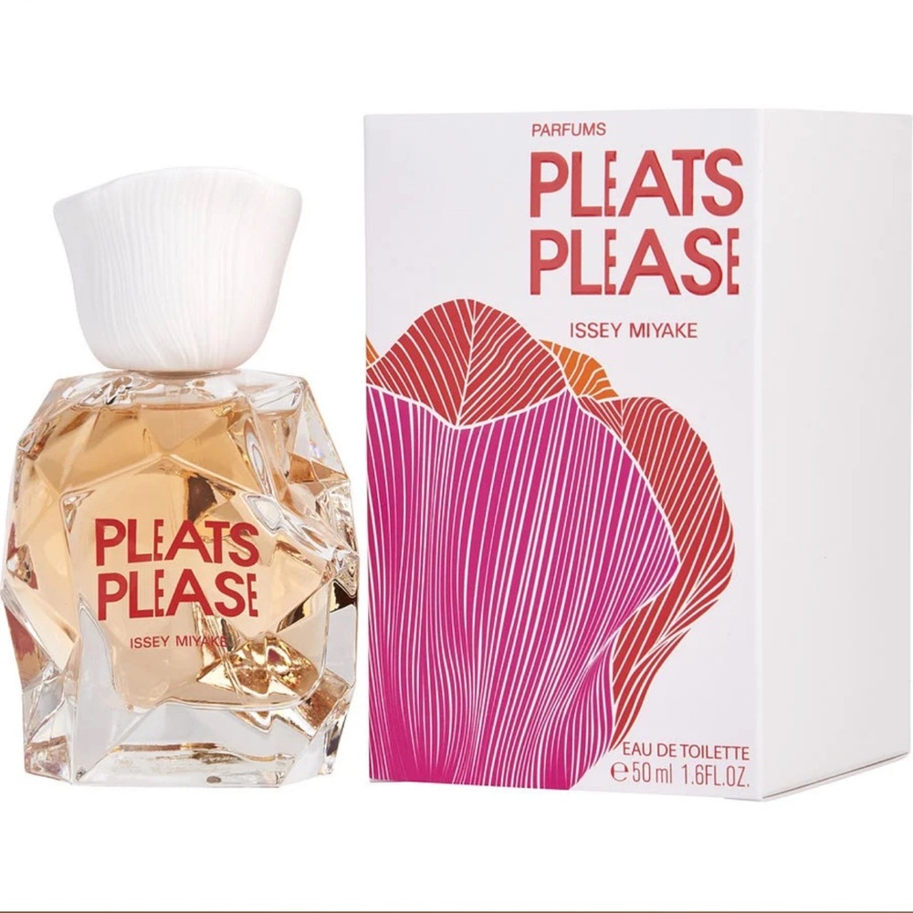 Issey Miyake Pleats Please Fragrance with Gold Accents
